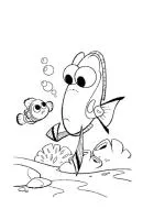 Finding Nemo kleurplaat 1